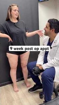 9 week post op appointment with @Drshawnmoshrefi ☺️
