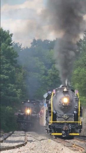 UP 4014 "BIG BOY" & RDG 2102 Race on the Mainline! #bigboy4014 #america250 #steamtrain