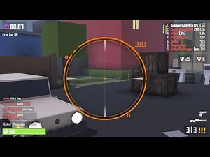 Krunker Sniper game play with custom scope 101 Skullbreaker