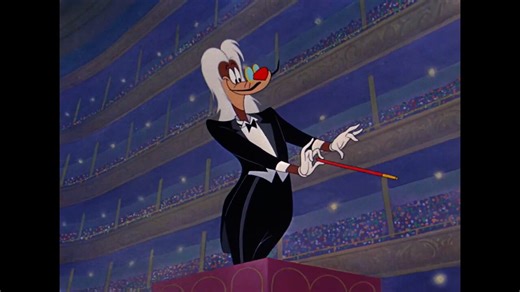 Standout moment from Tex Avery's classic MAGICAL MAESTRO (1952).