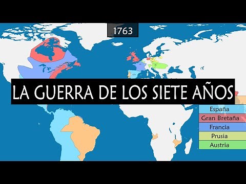 La guerra de los siete años - Historia y resumen en mapas