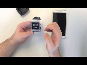 Samsung Galaxy Gear Smartwatch Unboxing & Hands On