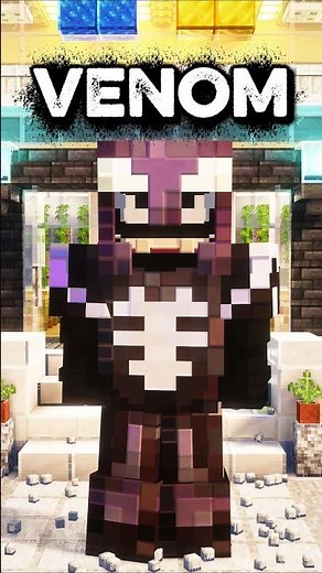 Minecraft: VENOM Armor Trim #minecraft #shorts