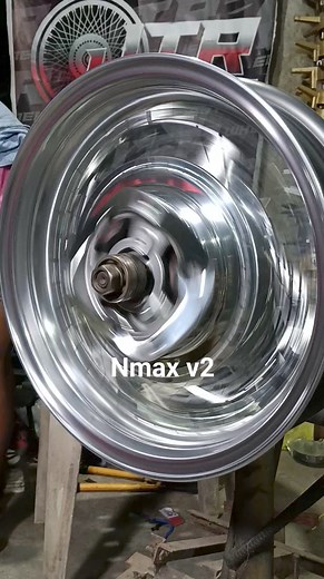 Nmax v2 buffing rim #72SPOKES #TUBELESS @followers @highlights | JTR Wheel Alignments