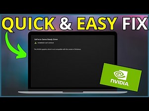 How To Fix GeForce Experience Installation Cannot Continue Error (EASY FIX)