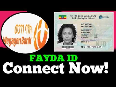 How to Link Wegagen Bank Account with National ID(Fayda) -#connect #wegagenbank #fayda #ethiopia