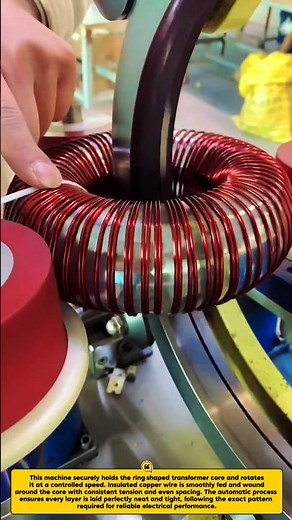 Automatic Toroidal Transformer Winding Machine