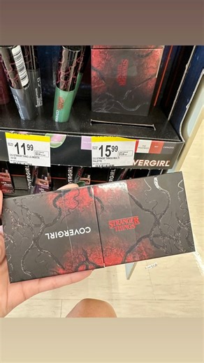 🖤 Spotted these Stranger Things Covergirl products at Walgreens today! ❤️#strangerthings #covergirl #makeup #walgreens | Couponing With Kayla
