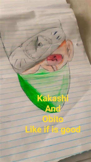 i draw Kakashi and Obito
