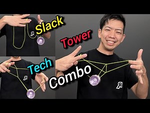 Slack Tower Tech Combo [REWIND Yo-Yo Trick Tutorial] #yoyo #yoyotricks #tutorial