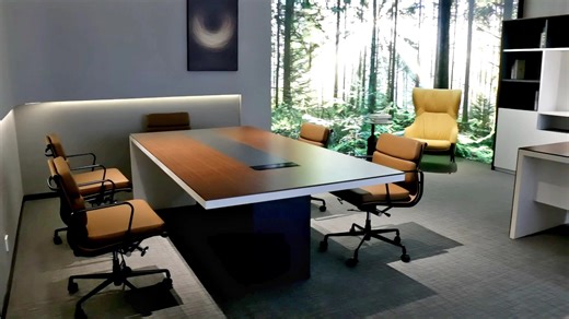 Modern Extendable Wooden Conference Table for Office Hotel School &amp; Hospital Use-Commercial Executive Desk