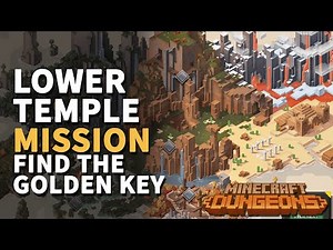 Lower Temple Minecraft Dungeons (Find the Golden Key)