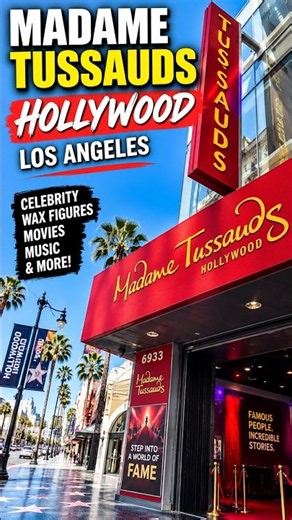 Madame Tussauds Hollywood Tour | Famous Wax Museum Los Angeles #Hollywood #Shorts
