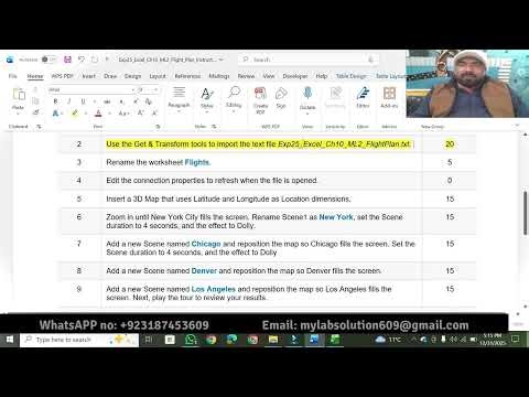 Exp25_Excel_Ch10_ML2_Flight_Plan | Excel Chapter 10: Grader Mid-Level 2 - Flight Plan