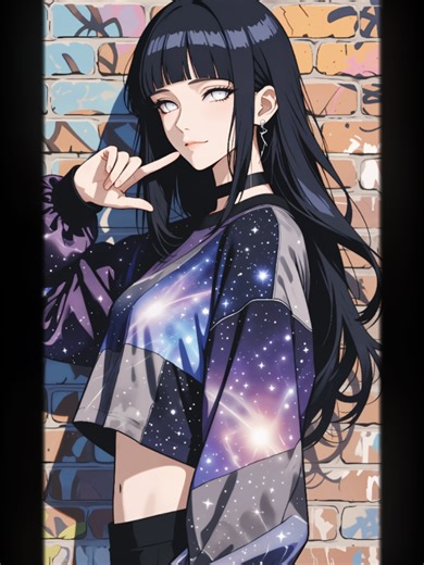 Anime Female Characters: Hinata and Shinobu Wallpapers