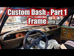 Custom Dashboard Build From Scratch - Part 1 - Wire Frame | Dodge D100 Hot Rod Shop Truck Project