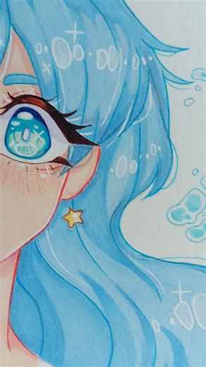 Mermaid Anime Drawing Tutorial | Bluepime Mermaid