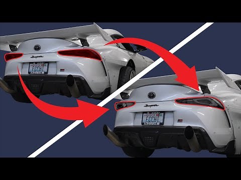Make your own clear tail light lenses! (First MKV Supra Clears!) - Illumaesthetic Tutorials