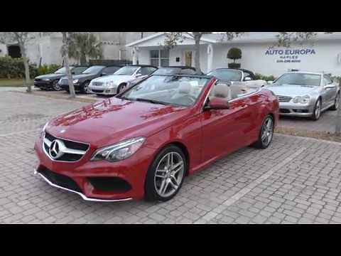 This 2016 Mercedes-Benz E 400 Cabriolet W212 is a timeless, elegant, and mature convertible *SOLD*