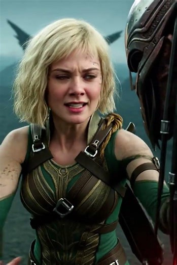 🗡️ Warrior vs Predator: The Ultimate Survival Battle! 🛸🔥