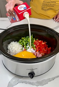 11M views · 103K reactions | easy & yummy crockpot dinner this cheesy potato and sausage dinner is so good! | Kristin's Friends | Facebook