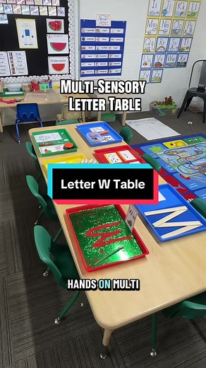 Hands-On Letter W Sensory Table for Kids