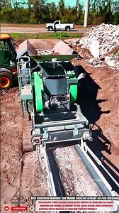 Best Innovative Machine Tool Mobile Concrete Crusher for Fast Recycling #innovative #machine