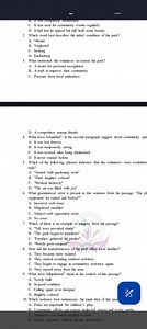 Reading Comprehension Multiple Choice QuestionsWhat was the c... | Filo