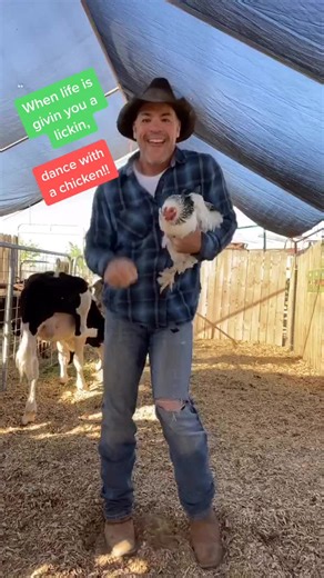 Fun Cowboy Boogie Chicken Dance in New Mexico