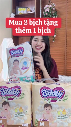 Bỉm Bobby Organic: Mua 2 Tặng 1!