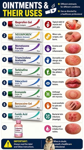 💊 Ointments & Their Uses — A Simple Skin Care Guide