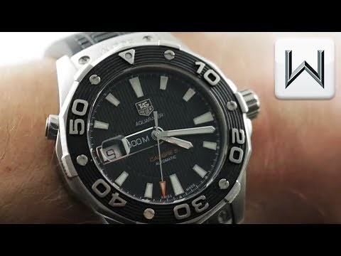 TAG Heuer Aquaracer 500M Calibre 5 (WAJ2110.FT6015) Luxury Watch Review