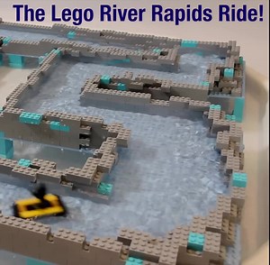 LEGO River Rapids Ride by Built It With Bricks #lego #legotiktok #legotiktoker