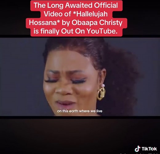 Official Video: Hallelujah Hosanna by Obaapa Christy | Worship Song Videos