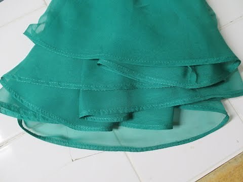 Hemming a Chiffon Prom Dress