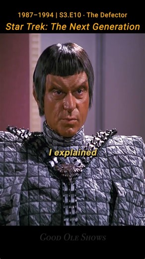 📺 STAR TREK: THE NEXT GENERATION — The Romulan Defector #shorts #highlights