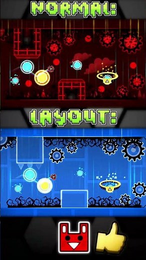 Bloodbath Normal vs Layout 4 #geometrydash #gdupdate #gd #layout #bloodbath #extremedemon