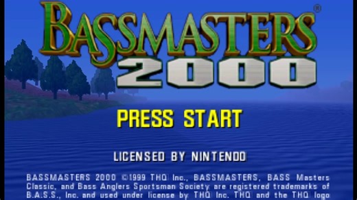 N64老游戏：巴斯鲈钓大师 BASS MASTERS 2000