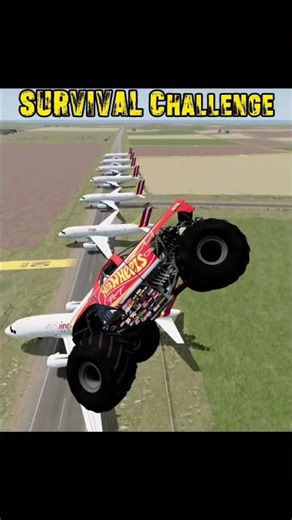 You Won’t Believe Civetta Bolide Vs Monster Truck Survived This BeamNG Physics Challenge