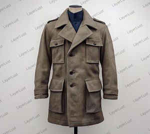 Vintage Swedish Army Fitted Wool Coat/jacket Men 1940 Army Solider Uniform - Etsy