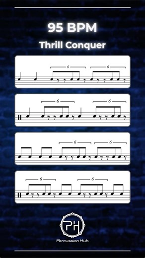 Thrill Ride: Conquer Drum Sight Reading at 95 BPM! 🔥