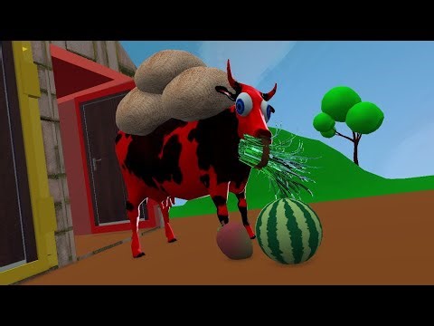 BIG Discovery of 4 cows in Escape Room || Animals Battle Game