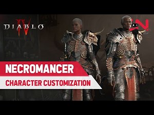 Diablo 4 Necromancer Character Customization Options - Female and Male