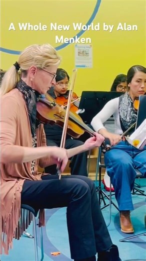 A Whole New World by Alan Menken | Spooktacular Concert | Poway Symphonette | Bhavsar Twins #disney