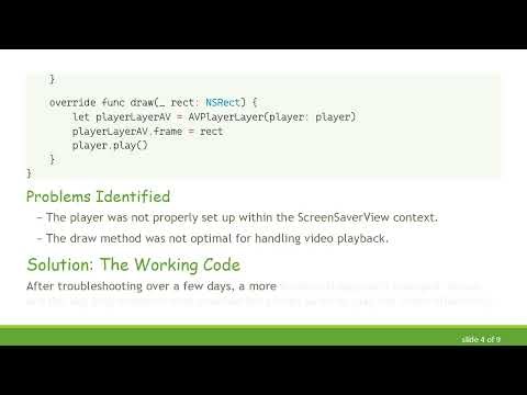 How to Create a Custom Screen Saver on macOS from a .mov File