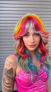 15K views · 108 reactions | One order of #PaulMitchellPro Colorways rainbow sherbet coming right up  @meaghanmastersonhair (IG) uses all #PMColorways shades for this delectable look 襤 Glam by @keybreeglam on @fluidnix | Paul Mitchell | Facebook