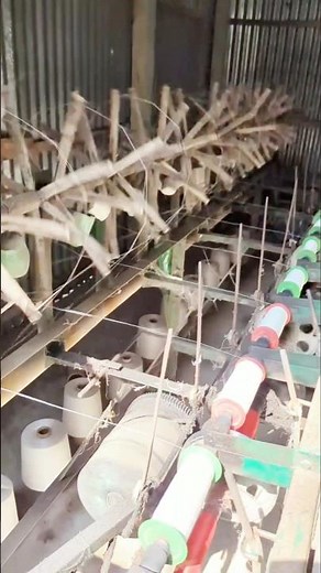 Amazing Pirn Winding Process in Weaving #pirnwinding #wefyarnwinding #winding