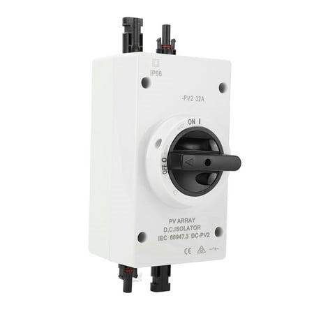 DC Isolator Switch Waterproof Solar Panel Disconnect IP66 PV System for Outdoor Use - Walmart.ca