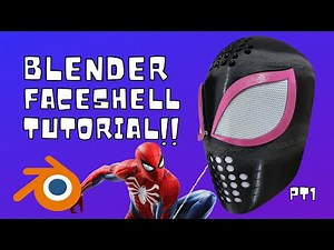 Spider Man Faceshell Tutorial Part 1