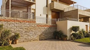 A closer look at Split Block in action clean lines, natural texture, and timeless structure. Reliable, durable, and built to elevate everyday spaces. . . . . . . . . . . . . . . . . . . . . . . #SplitBlock #ArchitecturalMaterials #ExteriorDesign #LandscapeConstruction #HardscapeDesign #StoneFinishes #HouseFrontDesign #FacadeDesign #OutdoorLivingSpaces #ModernLandscaping #KarachiHomes #PakistanArchitecture #PavingSolutions #GardenDesign #ConstructionMaterials #HomeExteriors #DesignInspiration #Ou